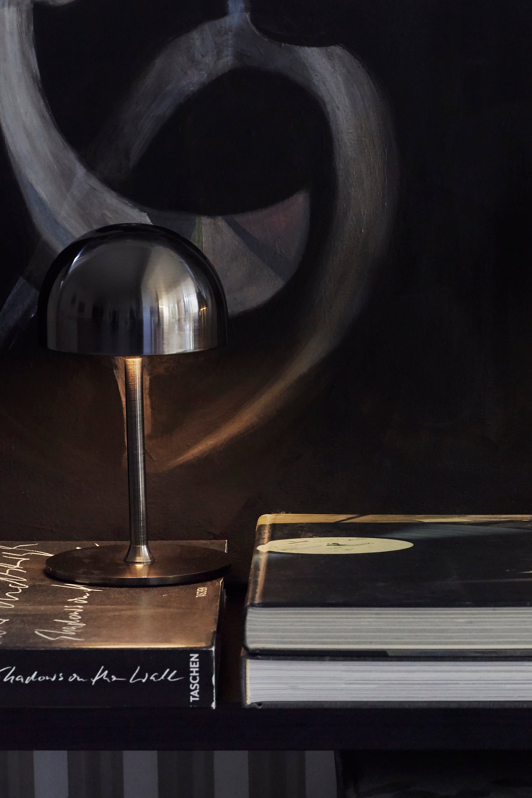 Tim lampe, Sort Nikkel - H22 cm